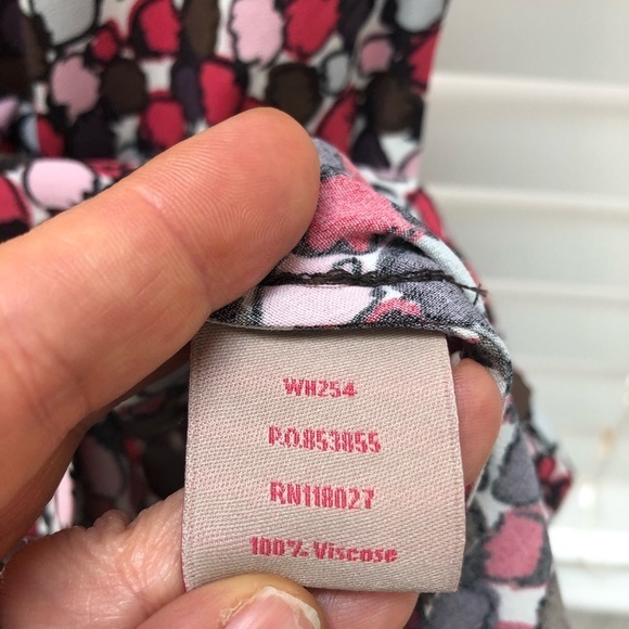 Boden WH254 Dot Printed Crepe Fit & Flare Dress… - Picture 8 of 8